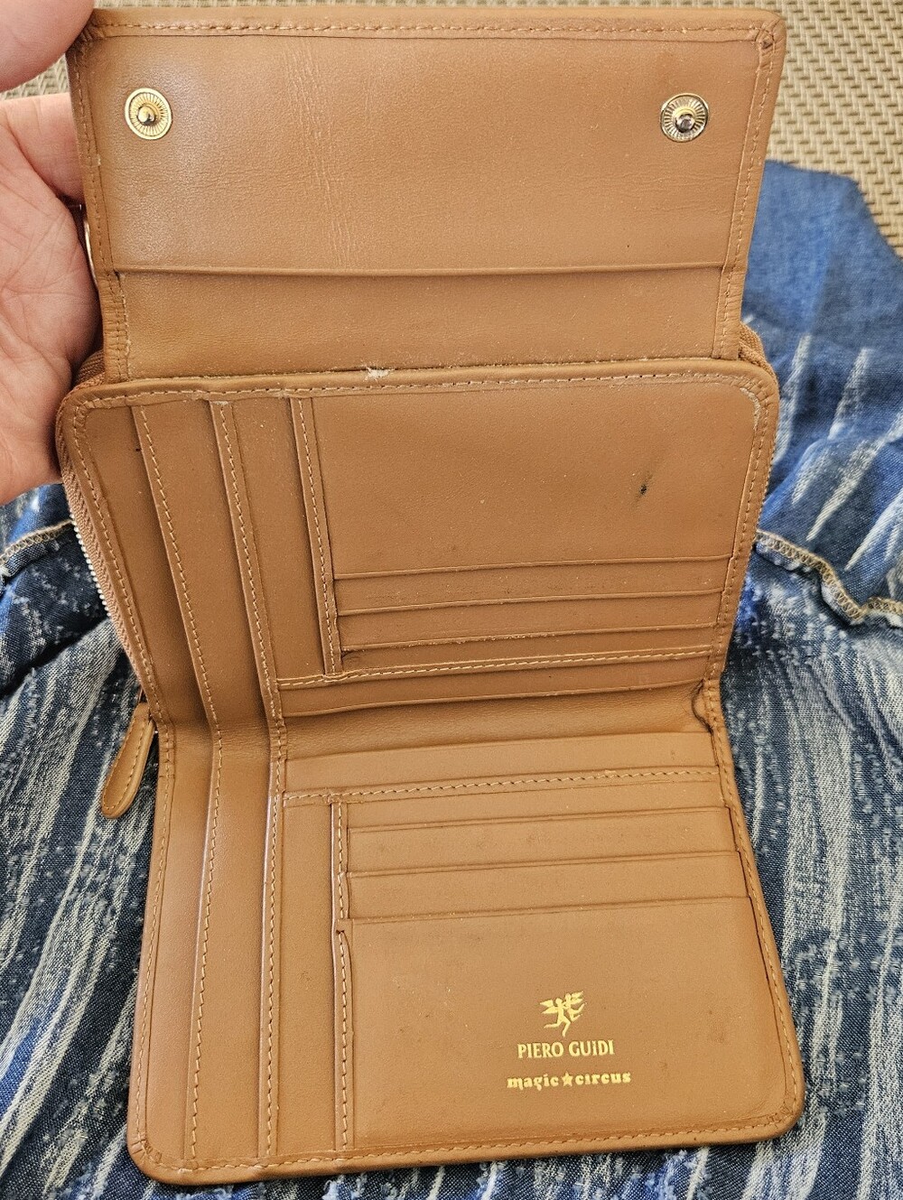 GUIDI CIRCUS WALLET, Leather Guidi Wallet, Vintage GUIDI, Rare!! Piero GUIDI - Picture 5 of 7